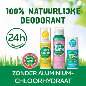 Happy Earth 100% Natuurlijke Crystal Unscented Deodorant - 13.99 euro
