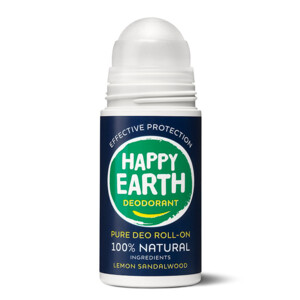 Happy Earth 100% Natuurlijke Deodorant Roller Lemon Sandelwood - 8.49 euro