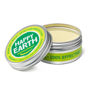 Happy Earth 100% Natuurlijke Deodorant Balm Bergamot - 8.99 euro