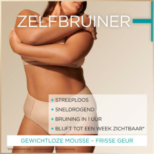 Garnier Ambre Solaire Natural Bronzer Zelfbruinende Mousse - 21.99 euro