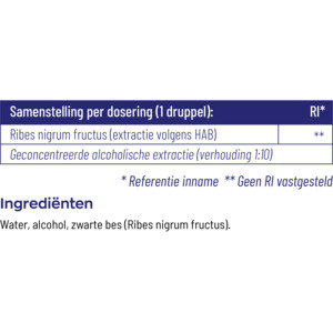 Vitakruid Ribes Nigrum Tinctuur - 11.85 euro