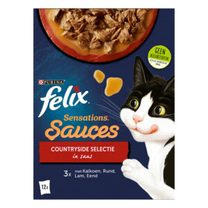 Felix Sensations Sauces Countryside Selectie in Saus 12 x 85 gr