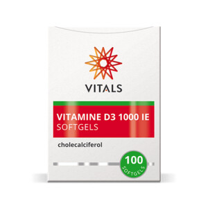 2x Vitals Vitamine D3 1000IE - 23.83 euro