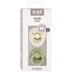 Bibs Fopspeen Maat 3 18+ mnd Sage Ivory - 10.65 euro