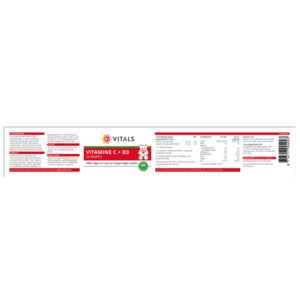 2x Vitals Vitamine C + D3 Gummies - 30.93 euro