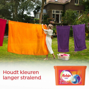 3x Robijn Wascapsules 3-in-1 Color - 44.1 euro