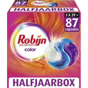 3x Robijn Wascapsules 3-in-1 Color - 32.47 euro