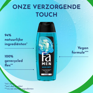 12x Fa Men Douchegel en Shampoo Kick-Off - 20.26 euro