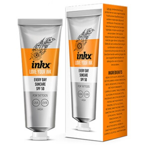 Inkx Tattoo Verzorging Everyday Zonnebrand crème SPF 50 - 10.65 euro