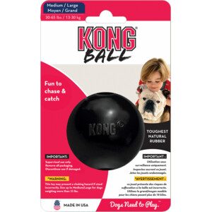 Kong Extreme Ball Zwart M 