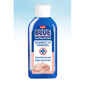 Blue Wonder Handgel Desinfectie - 4.45 euro