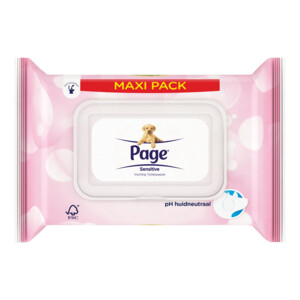 6x Page Vochtig Toiletpapier Sensitive - 22.92 euro