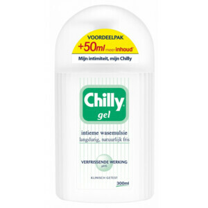 Chilly Intiem Verzorging - Wasemulsie en Intieme Hygiëne Doekjes - Gel & Fresh Pakket - 11.21 euro