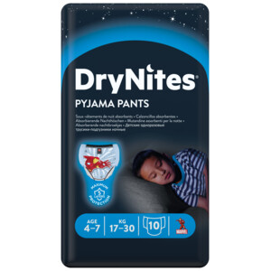 3x Huggies DryNites Absorberende Luierbroekjes Jongens 4-7 jaar - 21.2 euro