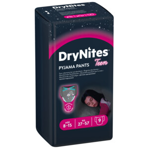3x Huggies DryNites Absorberende Luierbroekjes Meisjes 8-13 jaar - 22.33 euro