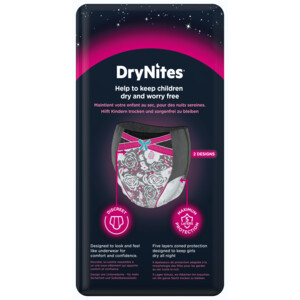 3x Huggies DryNites Absorberende Luierbroekjes Meisjes 8-13 jaar - 22.33 euro