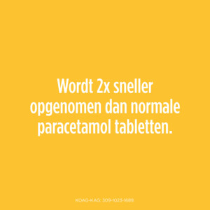 Panadol Zapp 500 mg - 4.59 euro