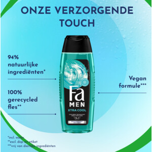 6x Fa Men Douchegel en Shampoo Extreme Cool - 17.47 euro