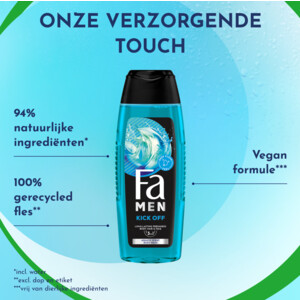 6x Fa Men Douchegel en Shampoo Kick-Off - 8.43 euro