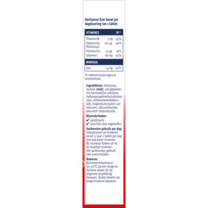 Davitamon IJzer Met Vitamine B12 - 9.75 euro
