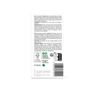 Purasana Kurkuma Bio - 13.56 euro