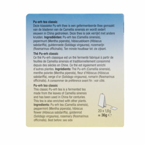 2x Purasana Pu-Erh Tea 20 Thee Builtjes - 9.65 euro