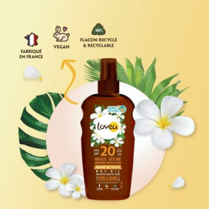 Lovea Sun Dry Oil Spray Zonnebrand SPF 20 - 22.99 euro