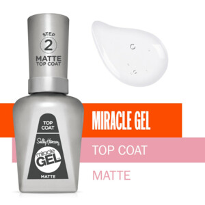 Sally Hansen Miracle Gel Nagellak Top Coat 102 Matte - 11.99 euro