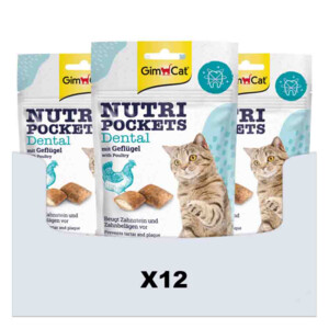 12x GimCat Nutri Pockets Dental