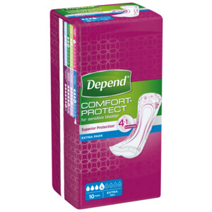 6x Depend Pads Extra - 18.06 euro