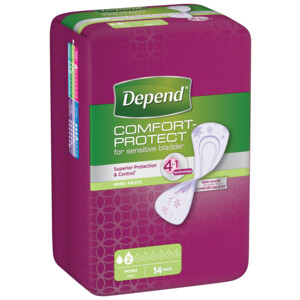 Depend Pads Mini - 2.25 euro