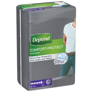 6x Depend Pants Man Normal L/XL - 46.75 euro