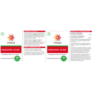Vitals Ubiquinol 50mg - 62.49 euro