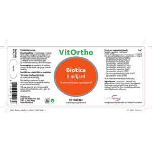 2x Vitortho Biotica 8 miljard - 48.77 euro