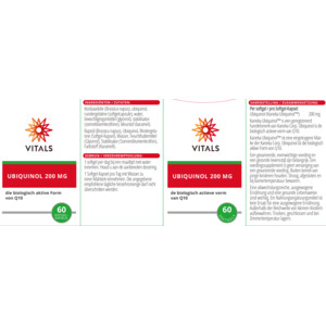 Vitals Ubiquinol 200 mg - 60.99 euro