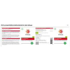 Vitals Psylliumvezels Biologisch - 21.55 euro