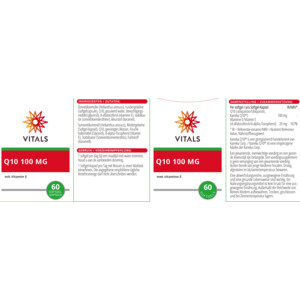2x Vitals Co-enzym Q10 100 mg - 112.13 euro
