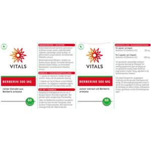 2x Vitals Berberine 500 mg - 48.95 euro