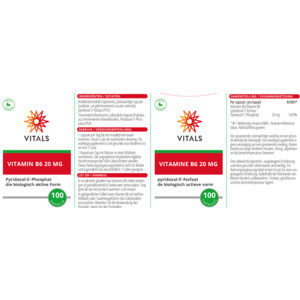 Vitals B6 Pyridoxaal Fosfaat - 19.59 euro