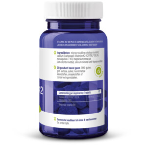 2x Vitakruid Vitamine K2 100 Mcg - 28.95 euro