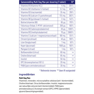 Vitakruid Multi Dag & Nacht Man - 59.99 euro