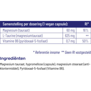 2x Vitakruid Magnesium Tauraat met P-5-P - 72.69 euro
