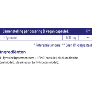 2x Vitakruid L-Tyrosine 500 mg - 28.39 euro