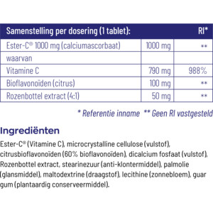 2x Vitakruid Ester-C 1000 mg - 44.02 euro