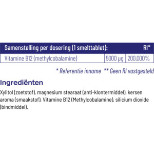 2x Vitakruid B12 Methylcobalamine 5000 Mcg - 28.95 euro