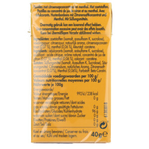 Vicks Citroen Menthol Suikervrij - 2.85 euro