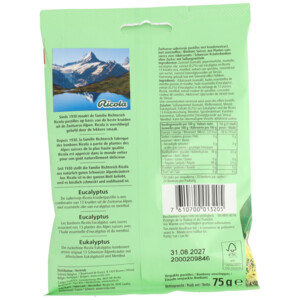 6x Ricola Keelpastilles Eucalyptus Suikervrij Zakje - 15.74 euro