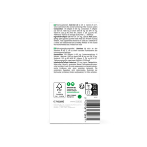 Purasana Single Extracts Oils Levertraan Softgels - 10.15 euro
