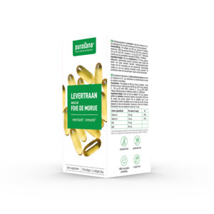Purasana Single Extracts Oils Levertraan Softgels - 10.15 euro
