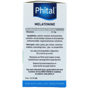 Phital Melatonine 0,1 mg - 11.95 euro